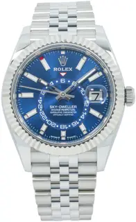 Rolex Rolex Sky-Dweller 336934 42mm White gold and Stainless steel Blue