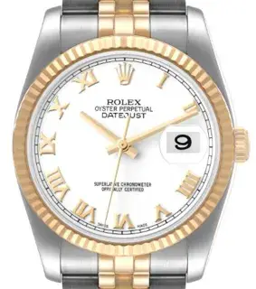 Rolex Rolex Datejust 116233 36mm Stainless steel White, Price & Market Data