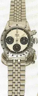 Rolex Rolex Daytona 6265 38mm Stainless steel Black and Beige · 6265