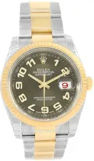 Rolex Rolex Datejust 116233-0220 36mm Stainless steel Brown