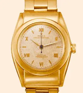Rolex Rolex Oyster Perpetual 3065 32mm Yellow gold Silver · 3065
