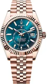 Rolex Rolex Sky-Dweller 336935 42mm Rose gold Blue and Green