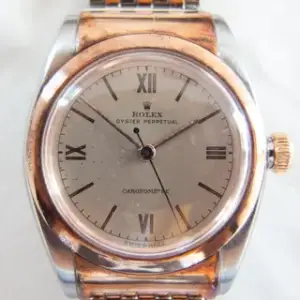 Rolex Rolex Oyster Perpetual 3065 32mm Yellow gold and Stainless steel Champagne