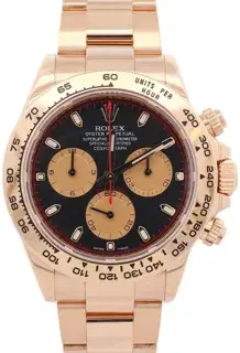 Rolex Rolex Daytona 116508 40mm Yellow gold Black