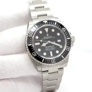 Rolex Rolex Sea-Dweller 116600-0003 15mm Stainless steel Black