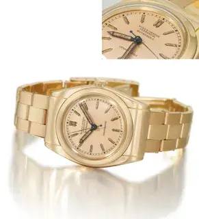 Rolex Rolex Oyster Perpetual 3065 33mm Rose gold Pink