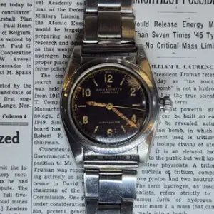 Rolex Rolex Oyster Perpetual 3372 Stainless steel Black