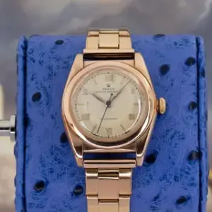 Rolex Rolex Oyster Perpetual 3131 32mm Rose gold Cream