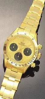 Rolex Rolex Daytona 6265 37mm Yellow gold Black