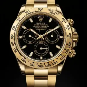 Rolex Rolex Daytona 116508-0004 40mm Yellow gold Black