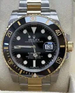 Rolex Rolex Submariner Date 116613LN 40mm Yellow gold and Stainless steel Black