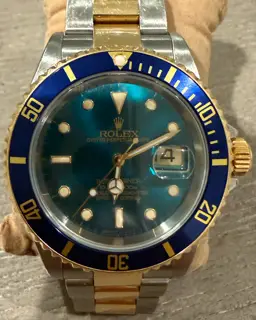 Rolex Rolex Submariner Date 16613 40mm Stainless steel Blue