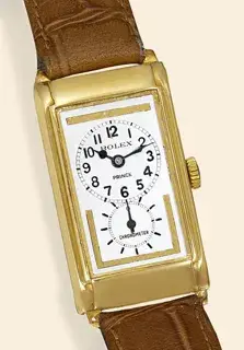 Rolex Rolex Prince 1862 20mm Yellow gold Silver · 1862
