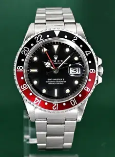Rolex Rolex GMT-Master II 16760 40mm Stainless steel Black