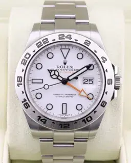 Rolex Rolex Explorer II 216570 41mm Stainless steel White