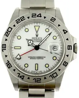 Rolex Rolex Explorer II 16550 40mm Stainless steel White