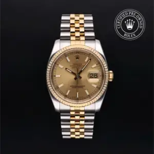 Rolex Rolex Datejust 116233-0075 36mm Stainless steel Champagne