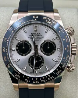 Rolex Rolex Daytona 126515LN 40mm Rose gold Silver