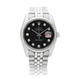 Rolex Rolex Datejust 116234 39mm Stainless steel Black