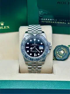 Rolex Rolex GMT-Master II 126710GRNR-0003 40mm Stainless steel Black