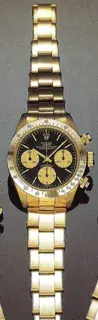 Rolex Rolex Daytona 6265 36mm Yellow gold Black · 6265