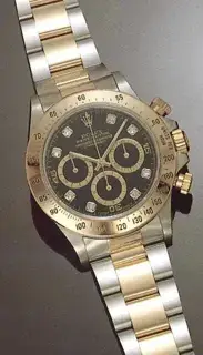 Rolex Rolex Daytona 16523 39mm Stainless steel Black