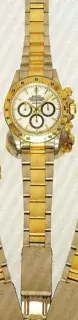 Rolex Rolex Daytona 16523 39mm Stainless steel and 18k yellow gold Black and Golden