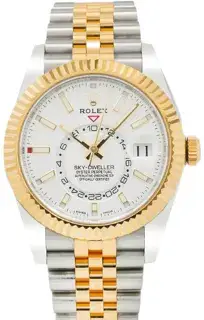 Rolex Rolex Sky-Dweller 326933 42mm Yellow gold White
