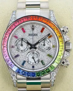 Rolex Rolex Daytona 116599RBOW 40mm White gold Paved