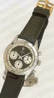 Rolex Rolex Daytona 6262 38mm Stainless steel Black