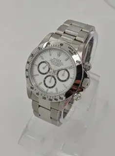 Rolex Rolex Daytona 16520 40mm Stainless steel White, Price & Market Data