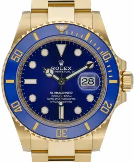 Rolex Rolex Submariner 126618 LB 41mm Yellow gold Blue