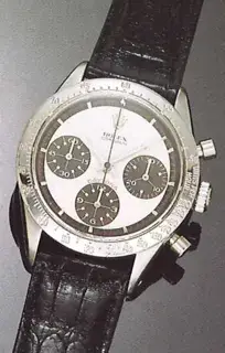 Rolex Rolex Daytona 6239 38mm Stainless steel Black and Beige