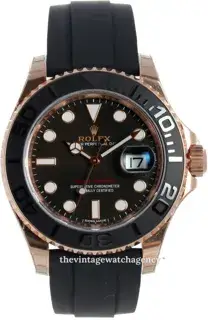 Rolex Rolex Yacht-Master 116655-0001 40mm Rose gold Black, Price & Market Data
