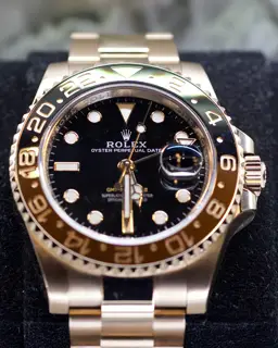 Rolex Rolex GMT-Master II 126715CHNR 40mm Rose gold Black
