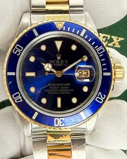 Rolex Rolex Submariner 16803 40mm Stainless steel Blue
