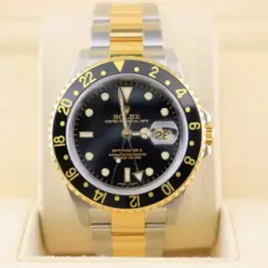Rolex Rolex GMT-Master II 16713 40mm Stainless steel Black