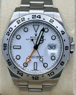 Rolex Rolex Explorer II 216570 42mm Stainless steel White, Price & Market Data