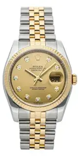 Rolex Rolex Datejust 116233-0150 36mm Stainless steel Champagne