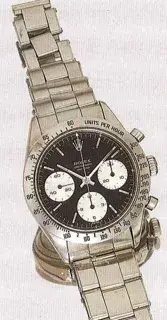 Rolex Rolex Daytona 6239 38mm Stainless steel Black · 6239