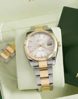 Rolex Rolex Datejust 116233 36mm Yellow gold and Stainless steel Silver