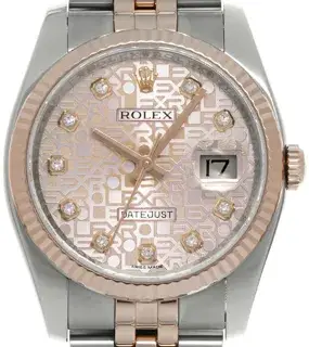 Rolex Rolex Datejust 116231 36mm Rose gold and Stainless steel