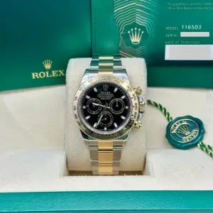 Rolex Rolex DaytonaTwo Tone Black Dial