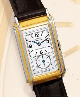 Rolex Rolex Prince Railway 1527 23mm Yellow gold Silver · 1527