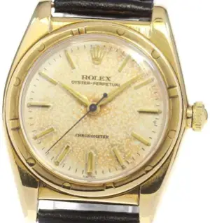 Rolex Rolex Oyster Perpetual 3372 32mm Stainless steel and Gold-plated Silver