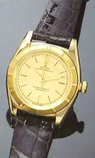 Rolex Rolex Oyster Perpetual 3131 32mm Yellow gold Pink