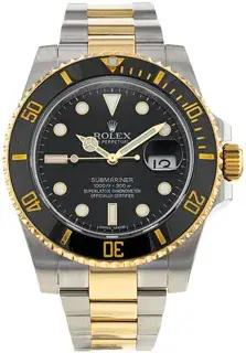 Rolex Rolex Submariner 116613 LN 40mm Yellow gold and Stainless steel Black