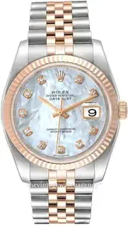 Rolex Rolex Datejust 116231-0097 36mm Stainless steel White