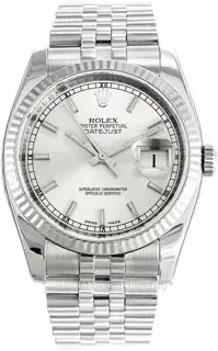 Rolex Rolex Datejust 116234-0080 36mm Stainless steel Silver