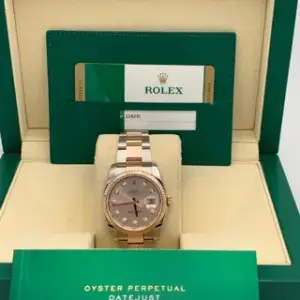 Rolex Rolex Datejust 116231 36mm Yellow gold and Stainless steel Silver